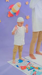[YEAR END SALE] AMRU Little Salam Mat Sejadah Mewarna Kanak-Kanak Interaktif