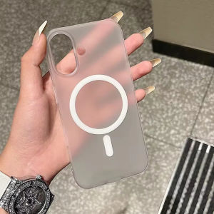 Matte Translucent Magnetic Case For iPhone 18 Pro Max 17 16 15 14 13 12 Pro Max Air For Magsafe Wireless Charge Ultra Thin Cover