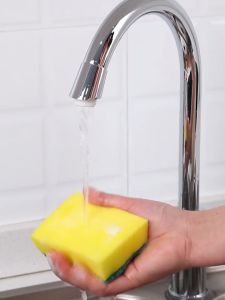 ฟองน้ำล้างจานหนาพิเศษทั้งสองด้าน เช็ดคราบ แห้งเร็ว และไม่มีกลิ่น ฟองน้ำล้างจาน ฟองน้ําล้างจาน - Lazada