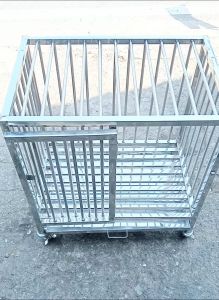 [HCM]Chuồng chó inox 80cm x 50cm x 65cm (DxRxC) CÚN 15KG QUAY ĐẦU
