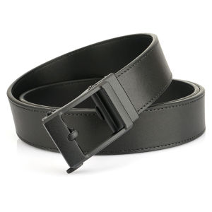 TUSHI Leather Tactical Belt for Men with Luxury Automatic Buckle High Quality IPSC Girdle Black Designer Belt