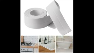 Bath & Kitchen Caulk Tape Sealant StripPVC Self Adhesive Tub and Wall Sealing Tape Caulk SealerCaulk Stripsealant TapeShower Tile Sealer Adhesive sealant