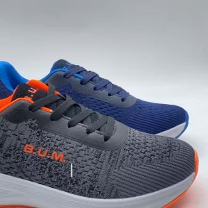 BUM Equipment Kasut Lelaki BM99223/BM99224 Warna Kelabu x Oren / Warna Biru Navy x Biru - Mens Shoe Grey x Orange / Navy x Blue - Casual Sneaker / Kasut Lelaki