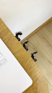 NNBILI 6 CÁI Kẹp Cáp Từ Tính Đầy Màu Sắc Giá Đỡ Dây Có Thể Điều Chỉnh Mượt Mà Để Quản Lý Cáp Dưới Bàn Làm Việc Dụng Cụ Giữ Dây Acrylic Dụng Cụ Giữ Dây Acrylic