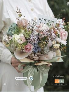 กระดาษห่อช่อดอกไม้แฮนด์เมดสีคู่ของขวัญ DIY วัสดุชุดกระดาษเงาสําหรับการจัดส่งดอกไม้และสวนกรีนเนอรี่