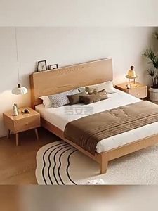 All Solid Wood Bed 1.8m 18mm Panels