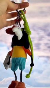 Disney | Genuine Disney Mickey Goofy Plush Toys Fantasy Toy Story Pendant Bag Plush Keychain Phone Car Plush Keyring for Birthday Gift