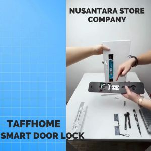 COD TaffHOME XR24 Smart Door Lock kunci pintu digital sidik jari rumah Password Fingerprint Card