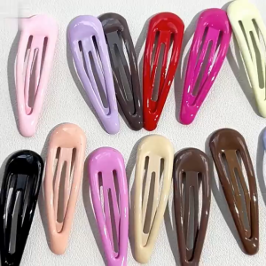 BF-C1395 Jepit Rambut Wanita Polos Warna-Warni Lucu / Jepitan TipTop Korea Hair Pin Glossy / Hairpin