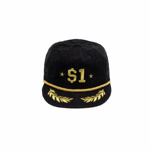 1JINN STUDIO | American Vintage Corduroy Embroidered Casual Baseball Cap