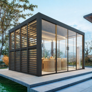 ST MIRREN | Translucent Outdoor Shelter Aluminum