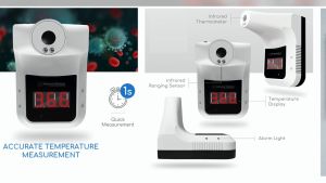 Máy đo nhiệt độ cơ thể cảm ứng hồng ngoại Sani 03