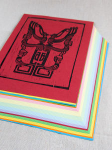 Thickened Handmade Colorful Printing Paper for Intaglio Specialized Transfer Paper Art Supplies Business Supplies