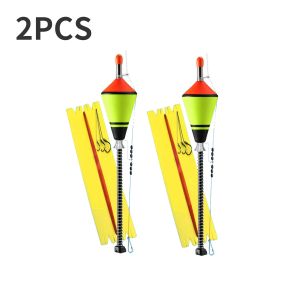 1-3PCS Portable Automatic Fishing Float Fast Bobber Accessories Fast Artifact Bobber Set Ocean Fishing Floating Device Tools