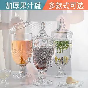 Faucet Cold Jug Juice Drink Jar Dispenser Pot Wine Bottle High Quality Beverage Water Carboy Stainless Steel Tap Bucket Glass