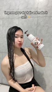 Coconut Oil Shampoo Anti-Dandruff Refreshing Control Oil Fluffy Repair Frizz Hair Shampoo 500ml