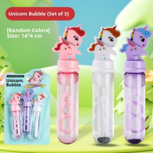 Child Cartoon Bubble Blower Toy Outdoor Concentrated Bubble Solution