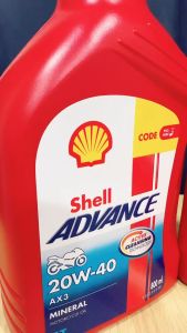 SHELL ADVANCE AX3 20W-40 (800mL)