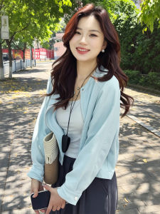 XUNYI | Áo Bảo Vệ Da Nhẹ Nhàng Thoáng Khí Từ Lụa Băng Tuyết