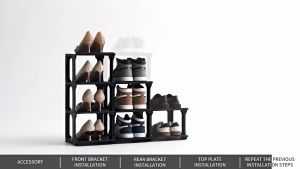 ✯BISA COD✯ Rak Sepatu Susun Tempat Sepatu dan Sandal Sepatu 4/5/6/7/8/9 Susun Plastik Shoe Organizer