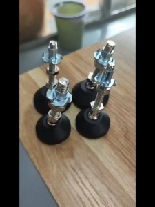Adjustable Furniture Leg Levelers M10x50 Swivel Furniture Leveler for Table Chair Cabinet Workbench
