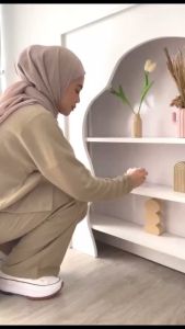 (GRATIS ONGKIR) Setelan Slit Knit Busui