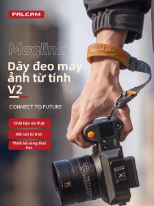 Falcam | V2 Leather Quick-release Magnetic Camera Wrist Strap