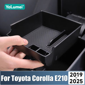 For Toyota Corolla E210 2019 2020 2021 2022 2023 2024 2025 Hybrid Car Central Console Armrest Storage Box Organizer Holder Tray