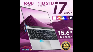 2025 Laptop Windows 11 15.6-inch Intel Core i7 8500Y 16GB Memory DDR4 1TB 2TB SSD 1920 * 1080 Office Research Laptop