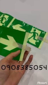 Băng dính dạ quang lối thoát hiểm (exit)
