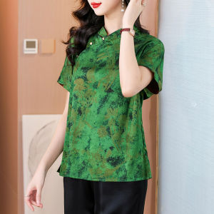 DAIXIANGFEIZI | Áo Thun Trơn Mới Mùa Hè Kiểu Trang Phục Truyền Thống Trung Quốc