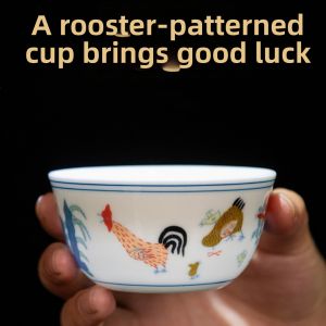 Large Doucai Teacup Ceramic