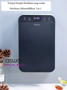 ASWEI A2119 Spoon Fork and Chopsticks Sterilizer - Alat Steril UV Elektrik Membersihkan Kuman 99.9%