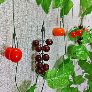 Azgalery PBP96 / Tanaman Hias Rambat Buah Buahan Juntai Artificial Fruit Hanging Ornamen Hiasan Gantung Dekorasi Dinding Outdoor Indoor Plastik Buatan / COD