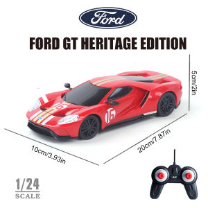Licensed FORD GTHERITAGE EDITION  Replica 1:24 Scale Remote Control Car - High-Speed RC Sports Model Toy for Adults & Kids gift