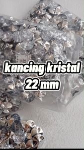 Kancing kristal 22 mm sofa dipan sandaran per 10 pcs