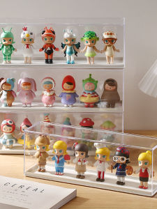 Hộp Trưng Bày Đồ Chơi Anime Nhật Bản Trong Suốt Chống Bụi Hộp Đựng Đồ Chơi Mù Molly Kệ Trưng Bày Đồ Chơi 3D