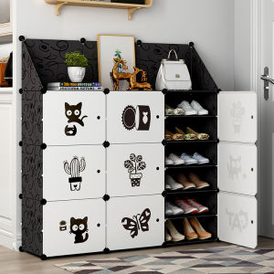 Simple Shoe Cabinet Home at Entrance Large Capacity Dustproof Storage Small Shoe Shelf Multi-layer Economical Indoor Good Looking