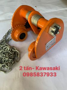[Freeship +quà tặng 19k] Con chạy xích kéo 2 tấn 3 m Kawasaki tại Máy cầm tay NTT dùng treo và di chuyển các thiết bị an toàn hiệu quả