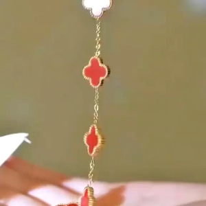 Gelang Titanium Wanita Terbaru Model Bunga Anti Karat