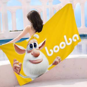 Cartoon B-Booba Beach Towel Colorful Bath Towels For Girl Microfiber Quick Dry Custom Sand Free Beach Yoga Spa Gym Pool