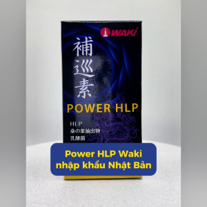Viên Uống Hỗ Trợ Giảm Hình Thành Cục Máu Đông Waki Power HLP Giúp Giảm Nguy Cơ Tắc Nghẽn Mạch Máu 60 Viên/Hộp