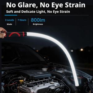 73cm 27 Inch New Flexible Silicone LED Flashlight High Lumens Portable Car Repair Work Light Bendable Rechargeable Strip Light