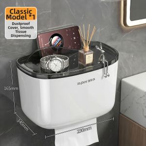 JOYBOS | Bathroom Wall Mounted Tissue Dispenser Shelf