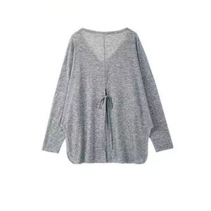 Sweet Style College Cardigan Thin Section Long Sleeves V Neck Womens Knitwear Open Shirt for Summer High Class Feeling Outerwear