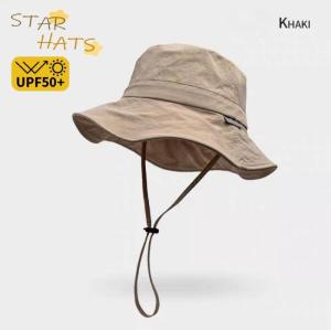 หมวกชาวประมงแห้งเร็วกันน้ำฤดูร้อนสำหรับทั้งหญิงและชายกลางแจ้งตกปลาและตั้งแคมป์หมวกปีนเขาปีกกว้างหมวกป้องกันแสงแดด UV
