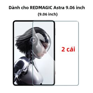 2 Miếng Dán Bảo Vệ Màn Hình Bằng Kính Cường Lực Cho Máy Tính Bảng Chơi Game Redmagic Astra Nova - Phụ Kiện Chống Trầy Xước Cho PDA