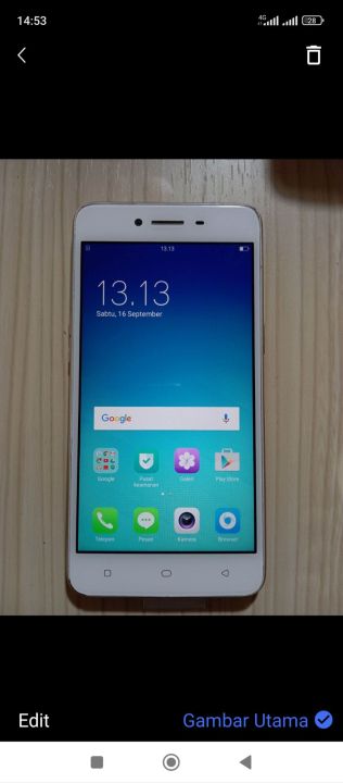 oppo A37f ram 2/16 jaringan 4G normal second siqp pakai