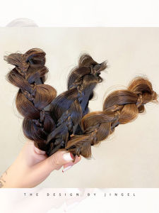 Nữ Thần Wiggie Rộng Top Băng Đô Quấn Tóc Tóc Giả Dành Cho Nữ Bầu Bện Xương Kiểu Tóc Giả Lưới Tóc Phổ Biến Phụ Kiện Tóc