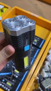 Đèn Pin Cầm Tay DP01 Gồm 4 Chế Độ Chiếu Xa 200m Đèn Pin Mini DP03 Có 3 Chế Độ Sáng Chính Hãng D Danido Có COB Led thân